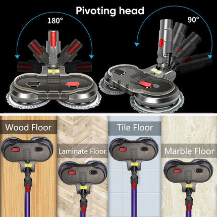 Electric Cleaning Mop Head Head For Dyson V7 V8 V10 V11 Vacuum Cleaner
