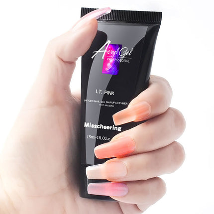 15ML Poly Nail Gel UV Quick Extension-Milk White Splendid&Co.