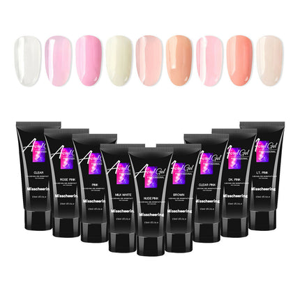 15ML Poly Nail Gel UV Quick Extension-Milk White Splendid&Co.
