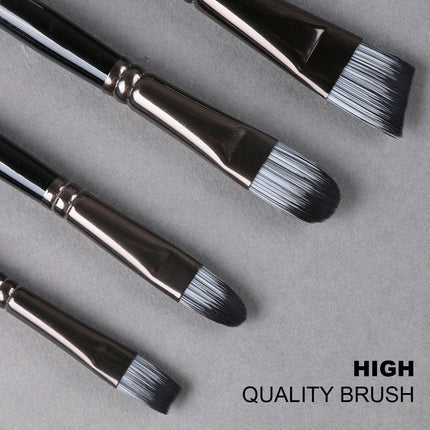 19Pcs Artist Paint Brushes Set Watercolour Acrylic Oil Painting Sponge Brush Splendid&Co.