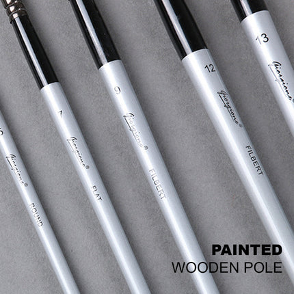 19Pcs Artist Paint Brushes Set Watercolour Acrylic Oil Painting Sponge Brush Splendid&Co.