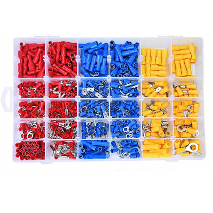 720Pcs Assorted Crimp Terminals Electrical Wire Connector Spade Kit