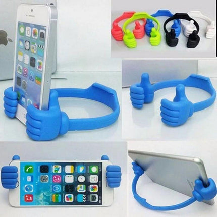2 Packs Adjustable Thumb Silicone Stand Phone Holder-White Splendid&Co.