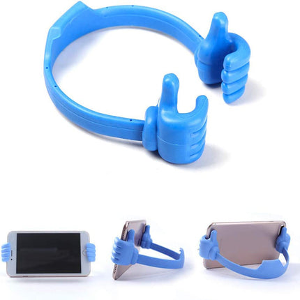 2 Packs Adjustable Thumb Silicone Stand Phone Holder-White Splendid&Co.