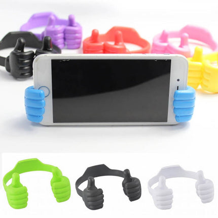 2 Packs Adjustable Thumb Silicone Stand Phone Holder-White Splendid&Co.