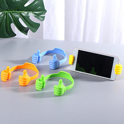 2 Packs Adjustable Thumb Silicone Stand Phone Holder-White Splendid&Co.