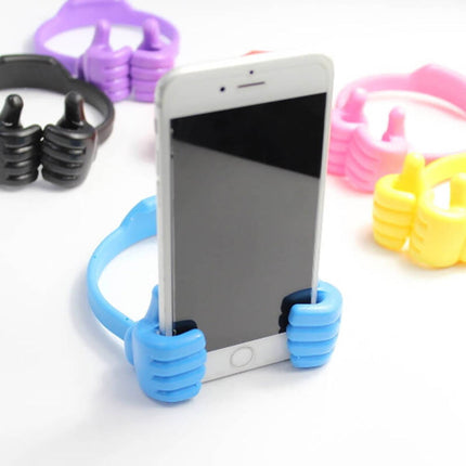 2 Packs Adjustable Thumb Silicone Stand Phone Holder-White Splendid&Co.