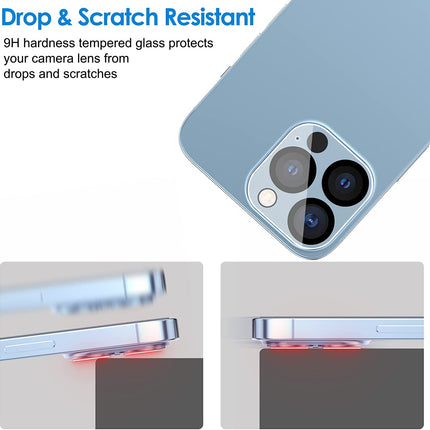 2 Packs Apple iPhone 13 Pro Max Camera Lens Glass Screen Protector Splendid&Co.