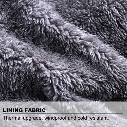 2 in 1 Men Winter Beanie Scarf Kit Grey Splendid&Co.