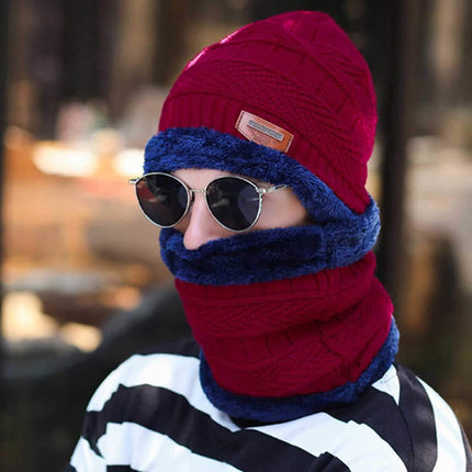 2 in 1 Men Winter Beanie Scarf Kit Splendid&Co.