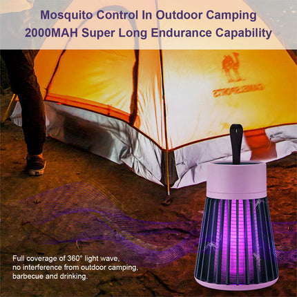 2 in 1 UV Light Sterilization Electric Mosquito Killer Lamp Green - Image 5