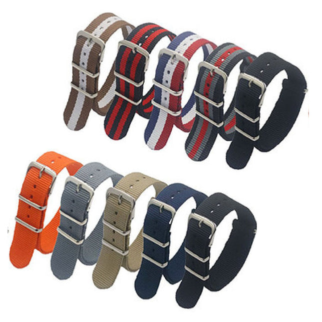 20/22mm Breathable Watch Straps for NATO Style Wristwatches Band Splendid&Co.