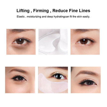 20 Pairs Under Eye Curve Eyelash Pads Patch Mask Beauty White Splendid&Co.