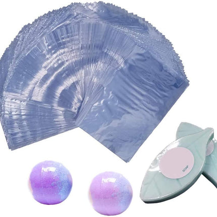 200Pcs Heat Shrink Bag Wrap Film PVC Shrinkable Packaging Splendid&Co.