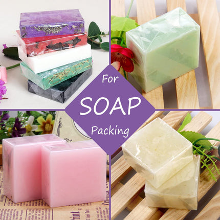 200Pcs Heat Shrink Bag Wrap Film PVC Shrinkable Packaging Splendid&Co.
