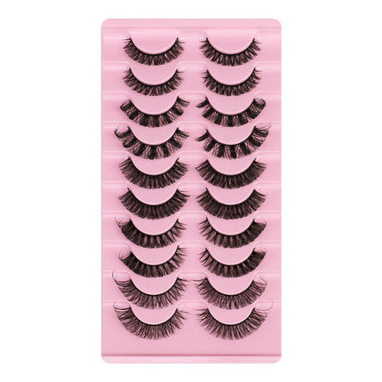 20PCS False Eyelashes Eye Lashes Natural Thick Fake False Lash Handmade Extension-D Splendid&Co.
