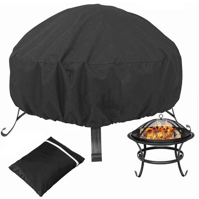 210D Outdoor Round Fire Pit Cover Garden BBQ Protector Splendid&Co.
