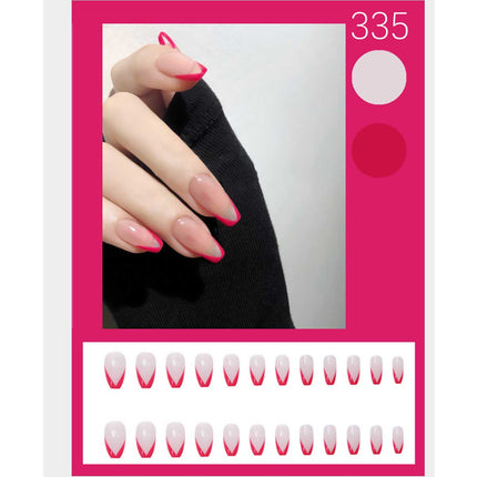 24pcs Press On Acrylic Nails Fake French Nail Tip Splendid&Co.
