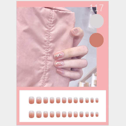 24pcs Press On Acrylic Nails Fake French Nail Tip Splendid&Co.