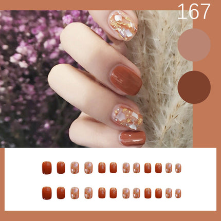 24pcs Press On Acrylic Nails Fake French Nail Tip Splendid&Co.