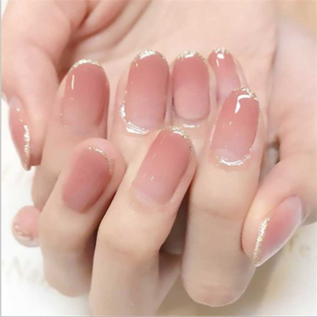 24pcs Press On Acrylic Nails Fake French Nail Tip Splendid&Co.
