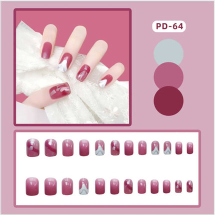 24pcs Press On Acrylic Nails Fake French Nail Tip Splendid&Co.