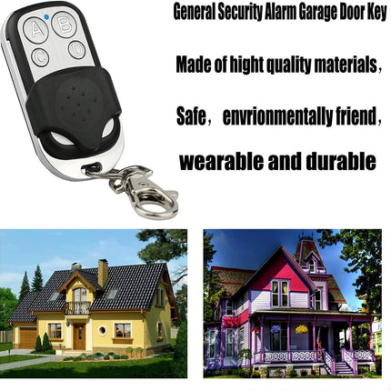 2x Universal Replacement Garage Door Gate Car Remote Key Fob 433mhz