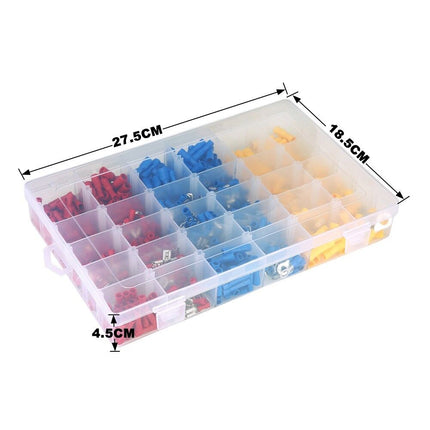 720Pcs Assorted Crimp Terminals Electrical Wire Connector Spade Kit