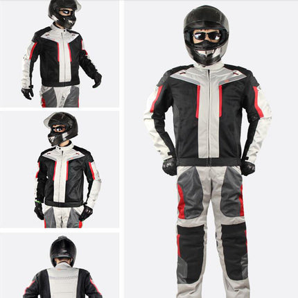 2in1 Summer Wind Waterproof Motorcycle Jacket Pants Riding Suits Splendid&Co.