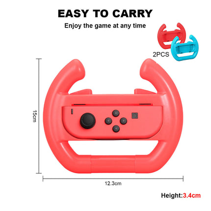 2pcs Nintendo Switch Joy-Con Steering Wheel Controller Holder Splendid&Co.