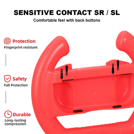 2pcs Nintendo Switch Joy-Con Steering Wheel Controller Holder Splendid&Co.