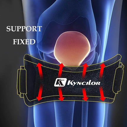 2Pcs Grey Knee Strap Patella Jumper GEL Runner Tennis Football Sports Knee Brace Support - Image 7