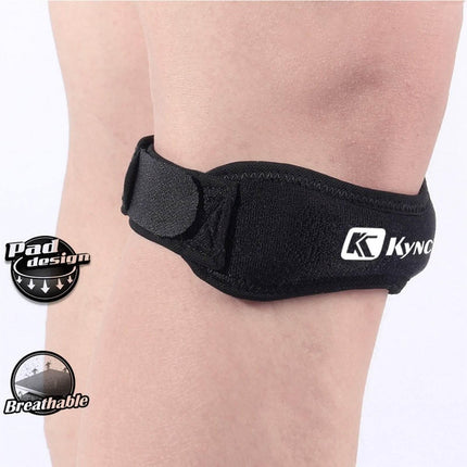 2Pcs Grey Knee Strap Patella Jumper GEL Runner Tennis Football Sports Knee Brace Support - Image 9