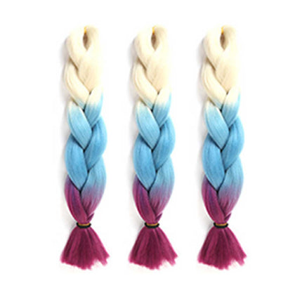 3 Gradual Coloured Braiding Hair Braids Extensions Splendid&Co.