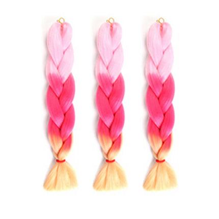 3 Gradual Coloured Braiding Hair Braids Extensions Splendid&Co.