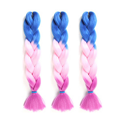 3 Tone Ombre Braiding Hair 24 Inch Synthetic Extensions - Image 10