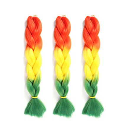 3 Tone Ombre Braiding Hair 24 Inch Synthetic Extensions - Image 7