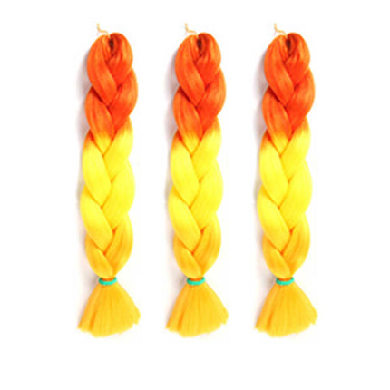 3 Tone Ombre Braiding Hair 24 Inch Synthetic Extensions - Image 8