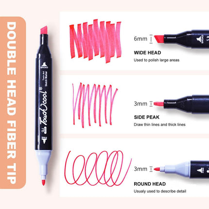 30 Packs Dual Tip Embossing Art Drawing Pen Markers Splendid&Co.
