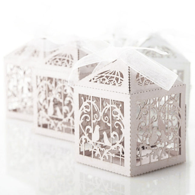 20Packs Wedding Candy Party Gift Favor Box Boxes Bag Cut Candy