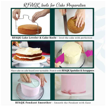 34pcs Cake Decorating Tools Turntable Kit Splendid&Co.