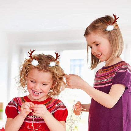3Pcs Adult Kids Christmas Xmas Novelty Headband Hat Costume Hair Clip Splendid&Co.