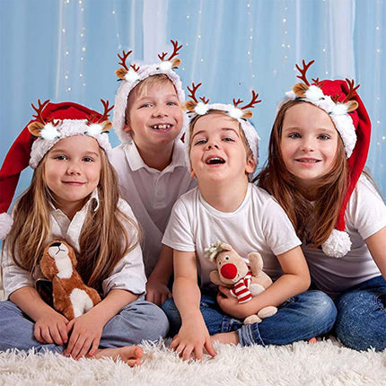 3Pcs Adult Kids Christmas Xmas Novelty Headband Hat Costume Hair Clip Splendid&Co.