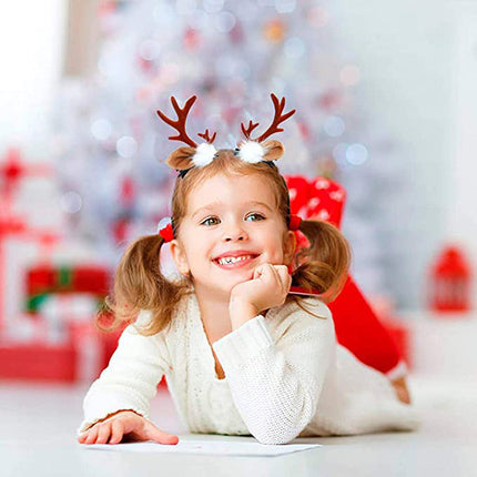 3Pcs Adult Kids Christmas Xmas Novelty Headband Hat Costume Hair Clip Splendid&Co.