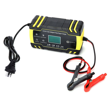 8A 12V 24V Car Battery Charger LCD Trickle Smart Repair Motorcycle Caravan Boat