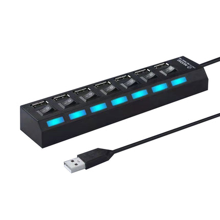 4/7 Port Multi USB 2.0 Hub High Speed Slim Compact Expansion Splendid&Co.