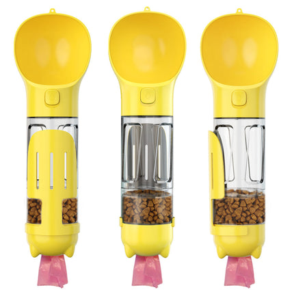4 In 1 Pet Water Drink Bottle With Food Container Splendid&Co.