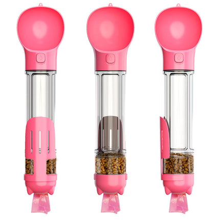 4 In 1 Pet Water Drink Bottle With Food Container Splendid&Co.