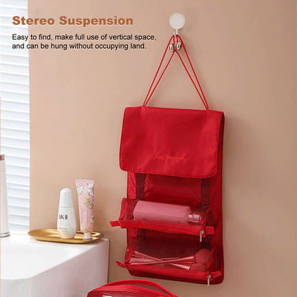 4 in 1 Detachable Hanging Storage Travel Roll Up Makeup Bag Splendid&Co.