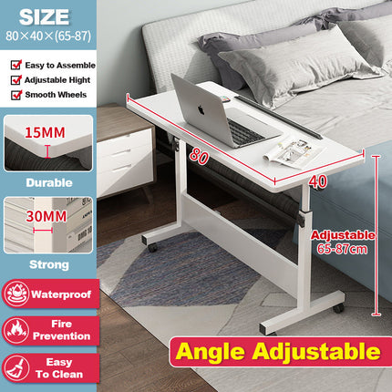 Adjustable Laptop Table Standing Foldable Desk Side Table